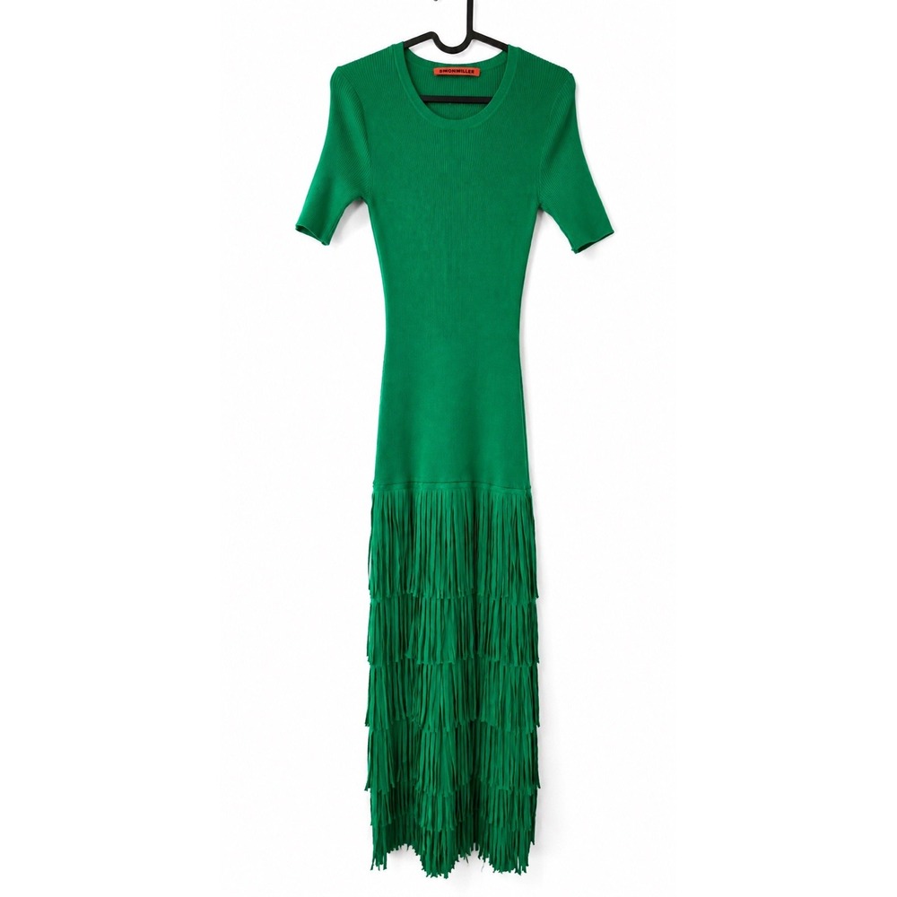 Simon Miller Maxi Fringe Dress, S